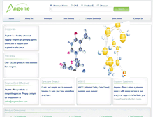 Tablet Screenshot of angenechem.com